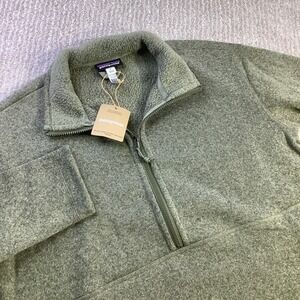 Patagonia Better Sweater Oversized Pullover River Rock Green  Womens Size M NWT